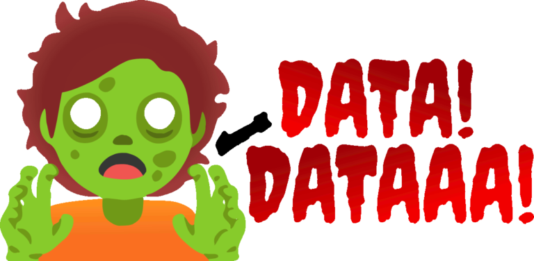 Zombie lechzt nach Daten