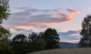 Wolken im Abendrot