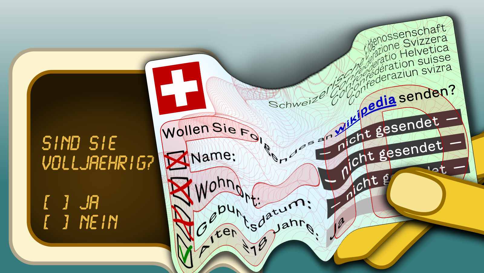 Geschmolzene e-ID