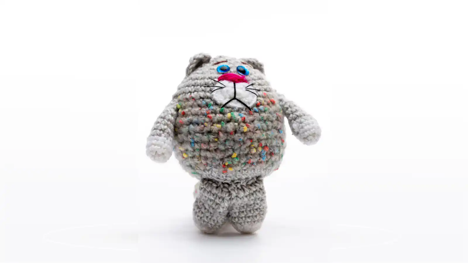 Gehäkelte Katze
